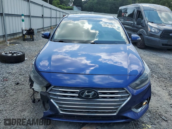 2018 Hyundai Accent Limited with VIN 3KPC34A30JE004868, listed as a Copart auction lot 67387834 with 142,988 mi miles and Salvage Title. Bid and sale history available at carsss.com. Image 5.