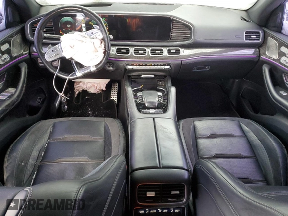 2022 Mercedes-Benz GLE 53 AMG with VIN 4JGFD6BB0NA720749, listed as a Copart auction lot 45540565 with 56,766 mi miles and Clean title. Bid and sale history available at DreamBid. Image 8.