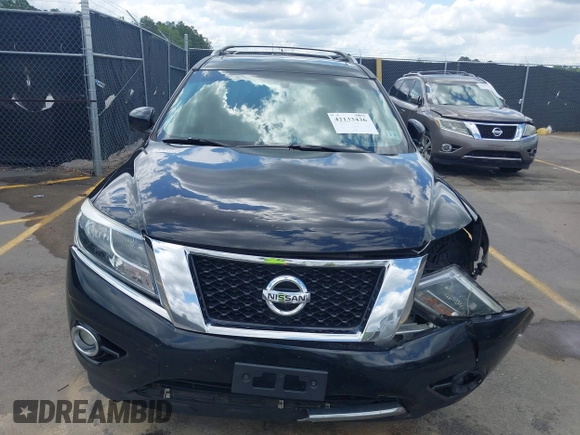 2016 Nissan Pathfinder Platinum with VIN 5N1AR2MM8GC663596, listed as a IAAI auction lot 42133436 with 164,133 mi miles and . Bid and sale history available at DreamBid. Image 12.