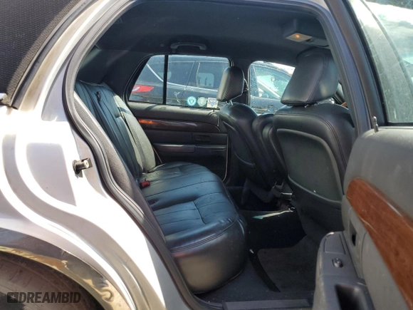 2003 Mercury Grand Marquis LS Premium with VIN 2MEFM75W03X650715, listed as a Copart auction lot 67927484 with 266,869 mi miles and Salvage Title. Bid and sale history available at carsss.com. Image 10.