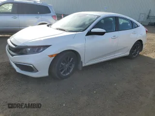 2021 Honda Civic Sedan EX with VIN 2HGFC2F78MH000915, listed as a Copart auction lot 74300724 with 57,458 mi miles and Clean Title. Bid and sale history available at carsss.com. Image 1.