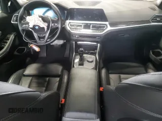 2022 BMW 3 Series 330i xDrive with VIN 3MW5R7J07N8C52051, listed as a Copart auction lot 59055745 with Not provided miles and Salvage title. Bid and sale history available at DreamBid. Image 8.