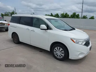 2012 Nissan Quest LE z VIN JN8AE2KP3C9041058, wystawiony jako IAAI lot #42429219 z przebiegiem 187 841 mil mil oraz . Historia ofert i sprzedaży dostępna na DreamBid. Obrazek 1.