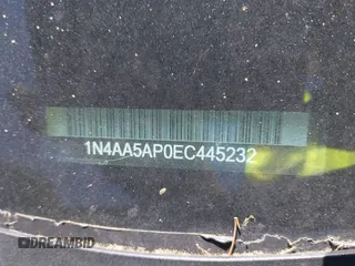 2014 Nissan Maxima S with VIN 1N4AA5AP0EC445232, listed as a IAAI auction lot 42154984 with 91,205 mi miles and . Bid and sale history available at DreamBid. Image 12.