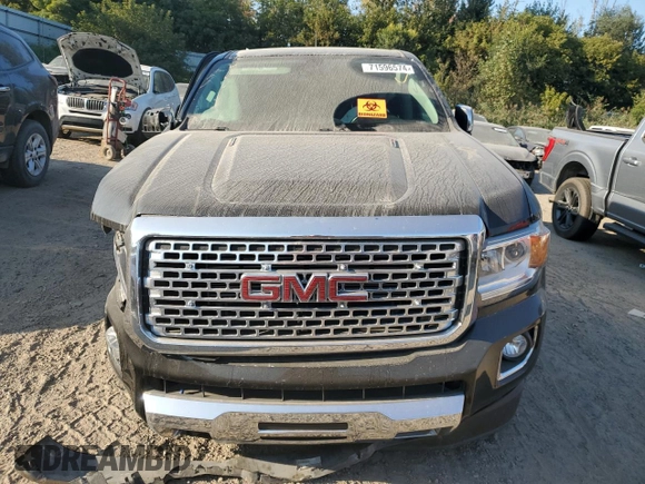 2017 GMC Canyon 4WD Denali with VIN 1GTP6EE18H1258090, listed as a Copart auction lot 71596574 with 0 mi miles and Clean Title. Bid and sale history available at carsss.com. Image 5.