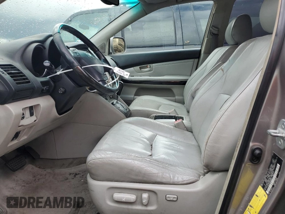 2005 Lexus RX 330 with VIN JTJGA31U150058329, listed as a Copart auction lot 47762215 with 230,473 mi miles and Salvage Title. Bid and sale history available at DreamBid. Image 7.