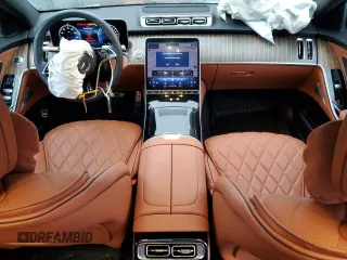 2024 Mercedes-Benz S 580e with VIN W1K6G6KB3RA264513, listed as a Copart auction lot 49379275 with 4,314 mi miles and Non Repairable. Bid and sale history available at DreamBid. Image 8.