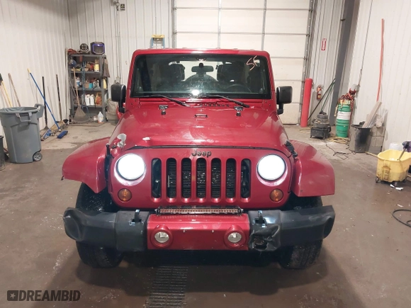 2012 Jeep Wrangler Unlimited Sahara with VIN 1C4BJWEG0CL256852, listed as a IAAI auction lot 41765640 with 171,408 mi miles. Bid and sale history available at carsss.com. Image 13.