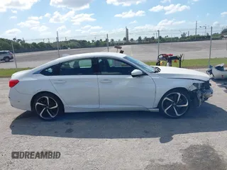 2018 Honda Accord Sedan Sport 1.5T with VIN 1HGCV1F34JA244172, listed as a IAAI auction lot 41589367 with 81,605 mi miles. Bid and sale history available at carsss.com. Image 14.