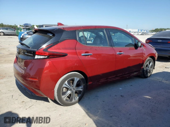 2020 Nissan LEAF SV with VIN 1N4AZ1CP3LC310791, listed as a Copart auction lot 52303575 with 32,819 mi miles and Non repairable. Bid and sale history available at DreamBid. Image 3.
