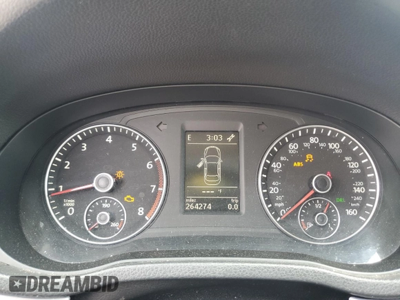 2012 Volkswagen Passat SE с VIN 1VWBP7A32CC003066, выставлен на аукционе Copart как лот 57179695 с пробегом 264 274 миль миль и Чистый • Clean title. История ставок и продаж доступна на DreamBid. Изображение 9.