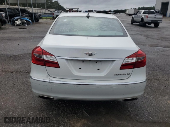 2012 Hyundai Genesis 5.0L with VIN KMHGC4DH4CU189533, listed as a Copart auction lot 80020614 with 206,657 mi miles and Salvage Title. Bid and sale history available at carsss.com. Image 6.