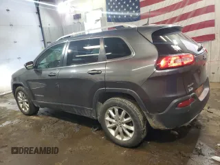 2016 Jeep Cherokee Limited with VIN 1C4PJMDS5GW203634, listed as a Copart auction lot 42086905 with 104,307 mi miles and Salvage Title. Bid and sale history available at DreamBid. Image 2.