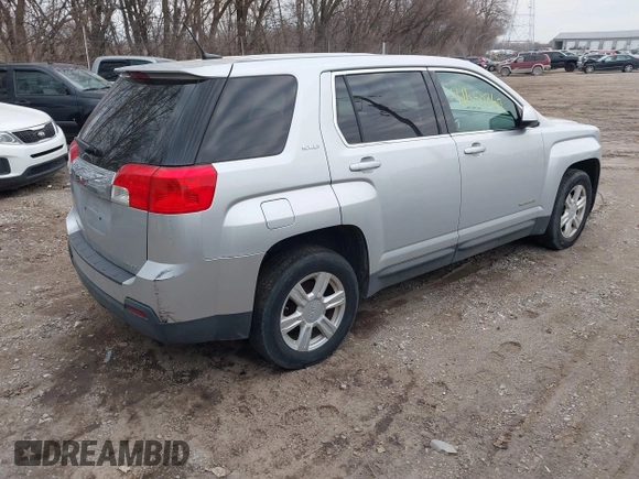 2014 GMC Terrain SLE with VIN 2GKFLVEK8E6369801, listed as a IAAI auction lot 41650369 with 123,621 mi miles. Bid and sale history available at carsss.com. Image 4.