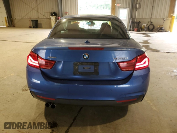 2019 BMW 4 Series 430i xDrive with VIN WBA4Z3C51KEF31360, listed as a Copart auction lot 52500085 with 55,753 mi miles and Salvage title. Bid and sale history available at DreamBid. Image 6.