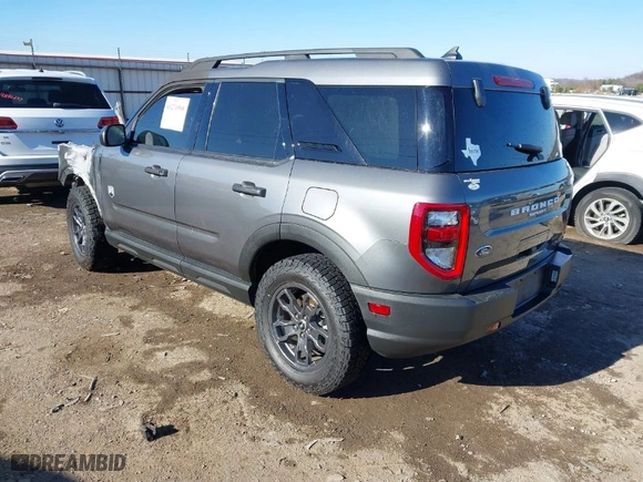 2022 Ford Bronco Sport Big Bend with VIN 3FMCR9B66NRD87794, listed as a IAAI auction lot 41276908 with NaN miles. Bid and sale history available at carsss.com. Image 3.