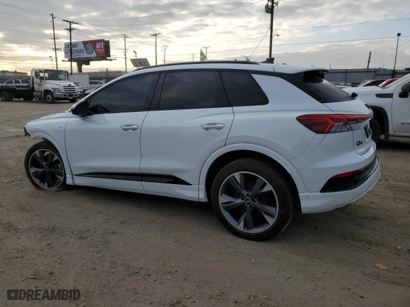 2023 Audi Q4 e-tron Premium Plus with VIN WA1L2BFZ0PP027512, listed as a Copart auction lot 50813545 with NaN miles and Salvage Title. Bid and sale history available at carsss.com. Image 2.