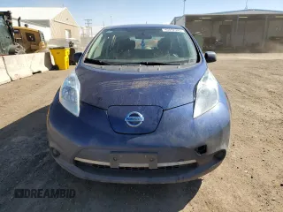 2016 Nissan LEAF S with VIN 1N4BZ0CP9GC314557, listed as a Copart auction lot 46892345 with 94,278 mi miles and Salvage Title. Bid and sale history available at carsss.com. Image 5.