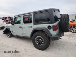 2024 Jeep Wrangler Willys с VIN 1C4RJXDG4RW266071, выставлен на аукционе Copart как лот 73152464 с пробегом 349 миль миль и Списание • Salvage title. История ставок и продаж доступна на DreamBid. Изображение 2.