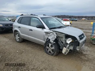 2005 Hyundai Tucson GL with VIN KM8JM12B25U064484, listed as a Copart auction lot 87057974 with 88,442 mi miles and Salvage Title. Bid and sale history available at carsss.com. Image 4.