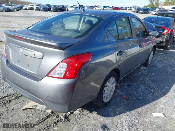 2019 Nissan Versa Sedan SV with VIN 3N1CN7AP9KL831055, listed as a IAAI auction lot 41068624 with 90,946 mi miles. Bid and sale history available at carsss.com. Image 4.