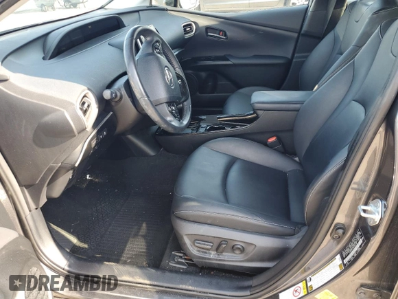 2021 Toyota Prius LE with VIN JTDKAMFP3M3166034, listed as a Copart auction lot 63271275 with 52,536 mi miles and Salvage title. Bid and sale history available at DreamBid. Image 7.