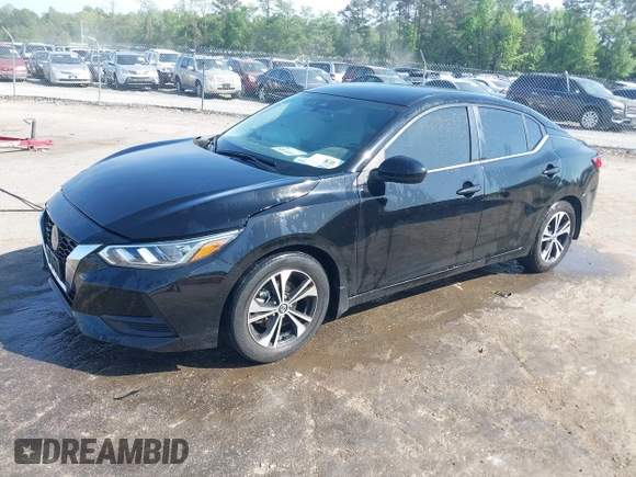 2023 Nissan Sentra SV with VIN 3N1AB8CV2PY276039, listed as a IAAI auction lot 42074619 with 21,495 mi miles and . Bid and sale history available at DreamBid. Image 17.