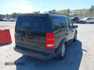 2006 Land Rover LR3 SE with VIN SALAE25456A408163, listed as a IAAI auction lot 41900920 with 128,734 mi miles. Bid and sale history available at carsss.com. Image 4.