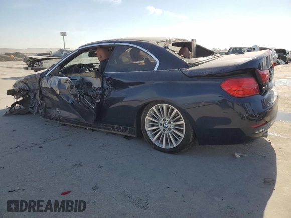 2015 BMW 4 Series 435i with VIN WBA3T3C57F5A40732, listed as a Copart auction lot 87608155 with Not Provided miles and Salvage Title. Bid and sale history available at carsss.com. Image 2.