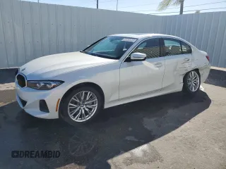2024 BMW 3 Series 330i with VIN 3MW69FF09R8E39109, listed as a Copart auction lot 48945895 with 33,085 mi miles and Clean Title. Bid and sale history available at carsss.com. Image 1.