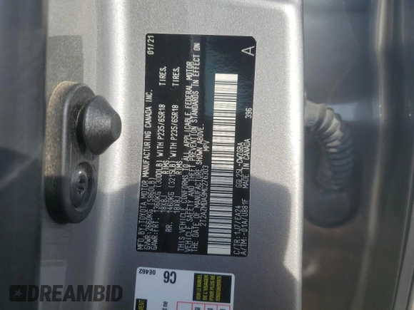 2021 Lexus RX with VIN 2T2AZMDA9MC276303, listed as a Copart auction lot 43736155 with 48,835 mi miles and Salvage Title. Bid and sale history available at carsss.com. Image 12.