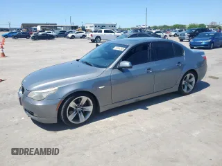 2010 BMW 5 Series 528i with VIN WBANU5C56AC460792, listed as a Copart auction lot 52634305 with Not Provided miles and Salvage Title. Bid and sale history available at carsss.com. Image 1.