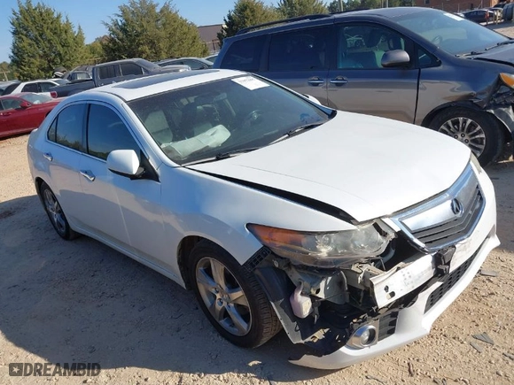 2012 Acura TSX with VIN JH4CU2F47CC027625, listed as a IAAI auction lot 37977097 with 133158 miles. Bid and sale history available at carsss.com. Image 1.