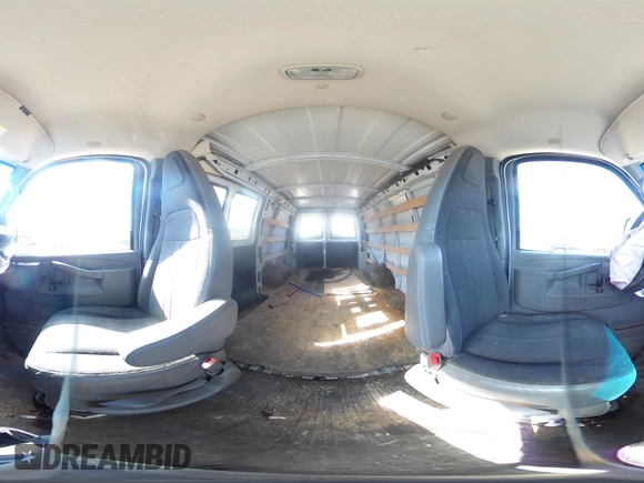 2018 Chevrolet Express Cargo Van with VIN 1GCWGAFG7J1912491, listed as a Copart auction lot 47119905 with 142,521 mi miles and Salvage Title. Bid and sale history available at carsss.com. Image 13.