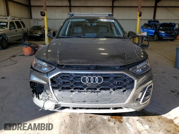 2021 Audi Q5 Premium Plus with VIN WA1E2AFY7M2046870, listed as a Copart auction lot 77452064 with 75,007 mi miles and Salvage Title. Bid and sale history available at carsss.com. Image 5.