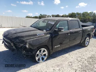 2022 Ram 1500 Lone Star with VIN 1C6RREFM0NN389664, listed as a Copart auction lot 73679774 with 26,314 mi miles and Salvage title. Bid and sale history available at DreamBid. Image 1.