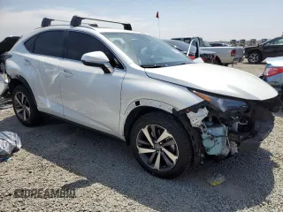 2020 Lexus NX 300 with VIN JTJDARBZ9L5012781, listed as a Copart auction lot 59105205 with 50,421 mi miles and Salvage title. Bid and sale history available at DreamBid. Image 4.