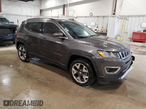 2021 Jeep Compass Limited with VIN 3C4NJCCB2MT526320, listed as a Copart auction lot 84969884 with 75,789 mi miles and Clean Title. Bid and sale history available at carsss.com. Image 4.