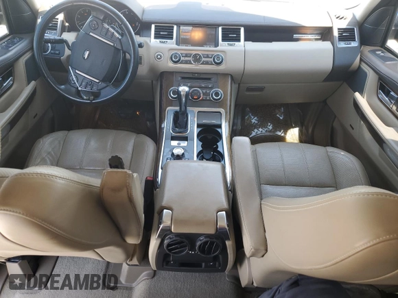 2011 Land Rover Range Rover Sport HSE Lux with VIN SALSK2D4XBA709309, listed as a Copart auction lot 53298035 with 153,039 mi miles and Salvage title. Bid and sale history available at DreamBid. Image 8.