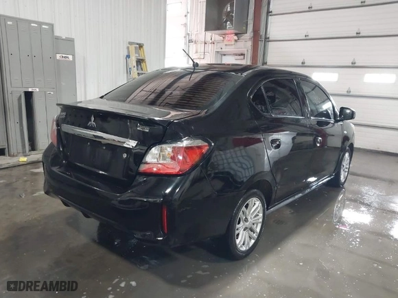 2022 Mitsubishi Mirage G4 ES with VIN ML32FUFJ8NHF01909, listed as a IAAI auction lot 41052679 with 35,154 mi miles. Bid and sale history available at carsss.com. Image 4.