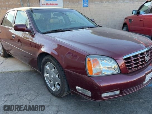 2002 Cadillac DeVille DTS with VIN 1G6KF57912U135771, listed as a Copart auction lot 82052554 with 56,268 mi miles and Clean Title. Bid and sale history available at carsss.com. Image 1.
