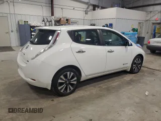 2016 Nissan LEAF S with VIN 1N4BZ0CP5GC306312, listed as a Copart auction lot 85034664 with 47,129 mi miles and Clean Title. Bid and sale history available at carsss.com. Image 3.