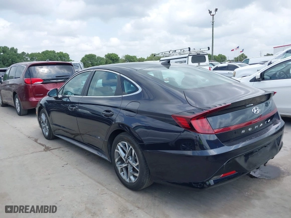 2023 Hyundai Sonata SEL with VIN KMHL64JA8PA270894, listed as a IAAI auction lot 42124828 with 51,411 mi miles. Bid and sale history available at carsss.com. Image 14.