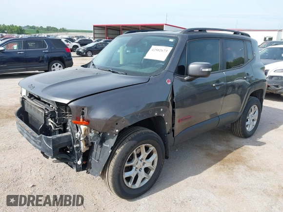 2016 Jeep Renegade Trailhawk with VIN ZACCJBCT4GPC67271, listed as a IAAI auction lot 42502673 with 122,097 mi miles and . Bid and sale history available at DreamBid. Image 18.
