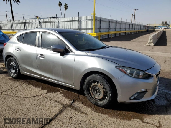 2015 Mazda 3 i Sport with VIN 3MZBM1K72FM197155, listed as a Copart auction lot 82616334 with 117,896 mi miles and Salvage Title. Bid and sale history available at DreamBid. Image 1.
