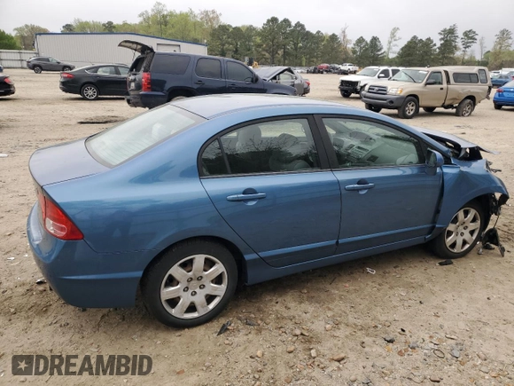 2008 Honda Civic LX with VIN 1HGFA16508L047170, listed as a Copart auction lot 51497985 with 213,230 mi miles and Clean Title. Bid and sale history available at DreamBid. Image 3.