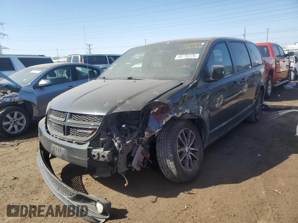 2018 Dodge Grand Caravan SE Plus with VIN 2C4RDGBG6JR248453, listed as a Copart auction lot 48735775 with 99,005 mi miles and Salvage Title. Bid and sale history available at DreamBid. Image 1.