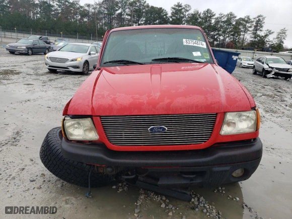 2003 Ford Ranger XL Fleet with VIN 1FTZR45E53PA68430, listed as a Copart auction lot 83754874 with 212,550 mi miles and Salvage Title. Bid and sale history available at carsss.com. Image 5.