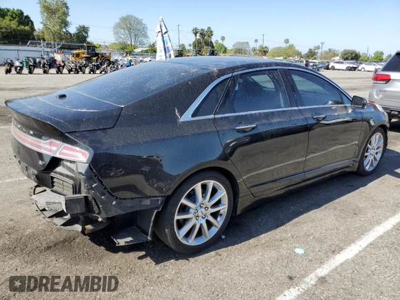 2014 Lincoln MKZ z VIN 3LN6L2GK0ER800286, wystawiony jako Copart lot #57644645 z przebiegiem 130 880 mil mil oraz Szkoda całkowita • Salvage title. Historia ofert i sprzedaży dostępna na DreamBid. Obrazek 3.
