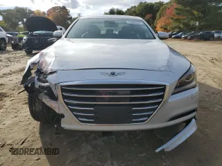 2017 Genesis G80 3.8L with VIN KMHGN4JE2HU201321, listed as a Copart auction lot 75986504 with 79,064 mi miles and Salvage Title. Bid and sale history available at carsss.com. Image 5.